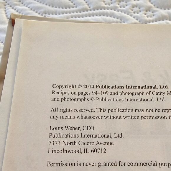 Quick & Easy "Dump Dinners" & "Dump Cakes" Cookbooks By Cathy Mitchell Hardcover - Picture 11 of 13